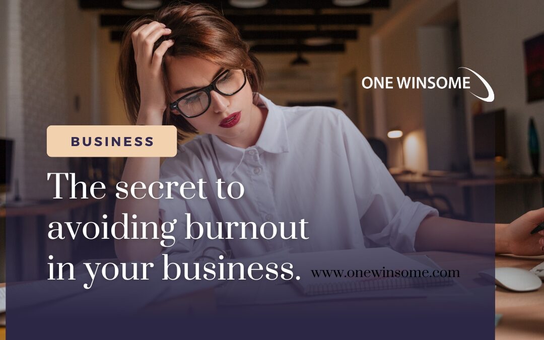 The secret to Avoiding Burnout